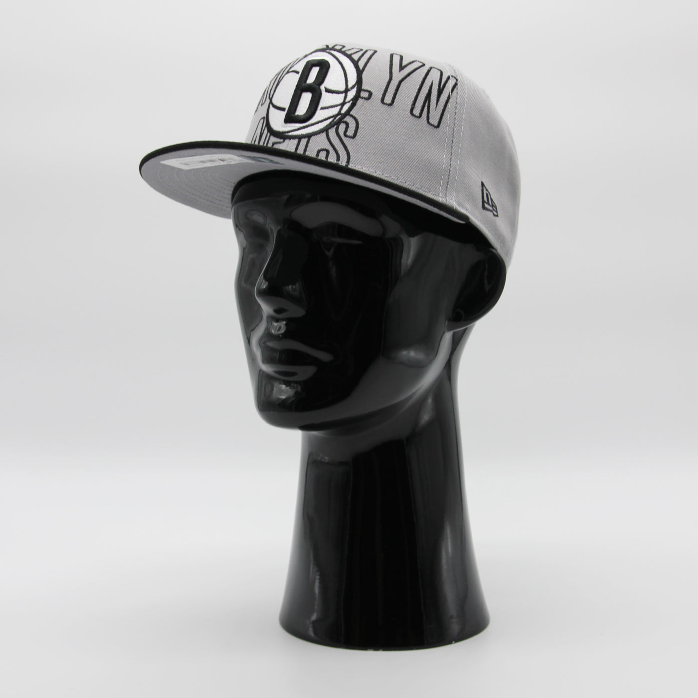 New Era NBA Draft 2023 9Fifty B Nets grey/black