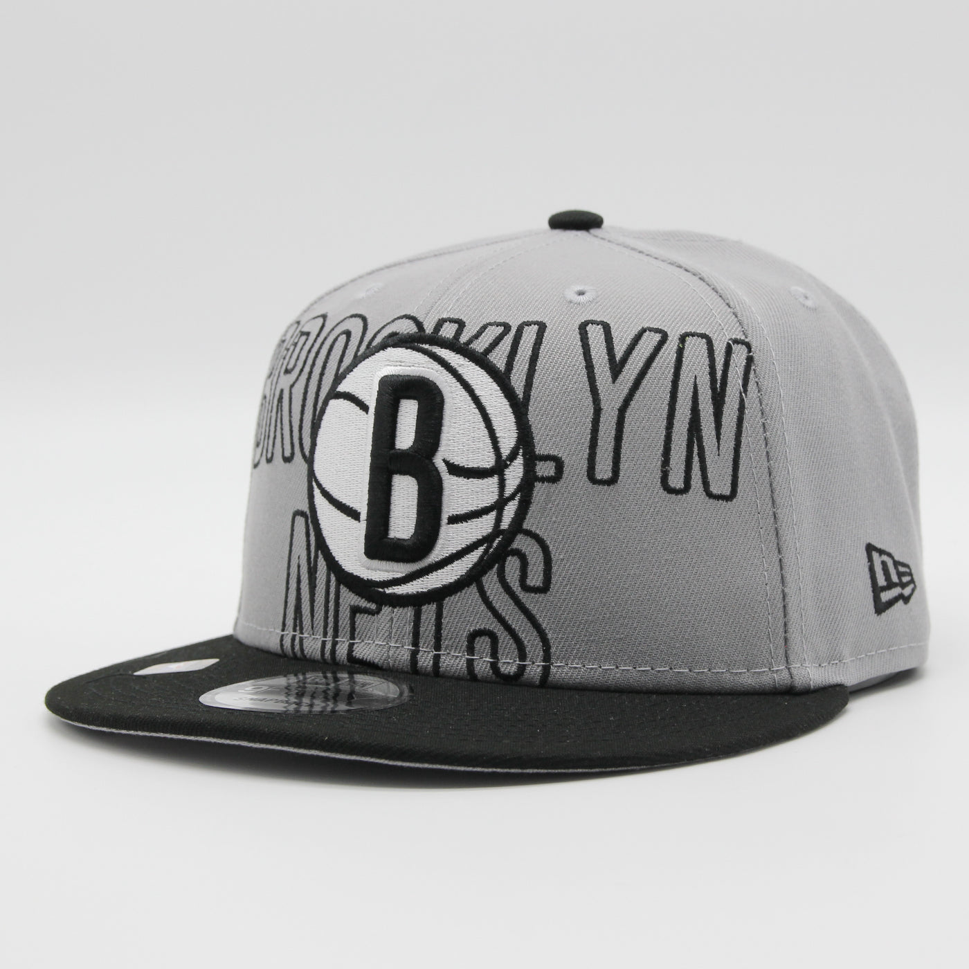 New Era NBA Draft 2023 9Fifty B Nets grey/black