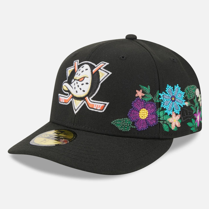 New Era NHL Tonal Florals 59Fifty A Ducks black