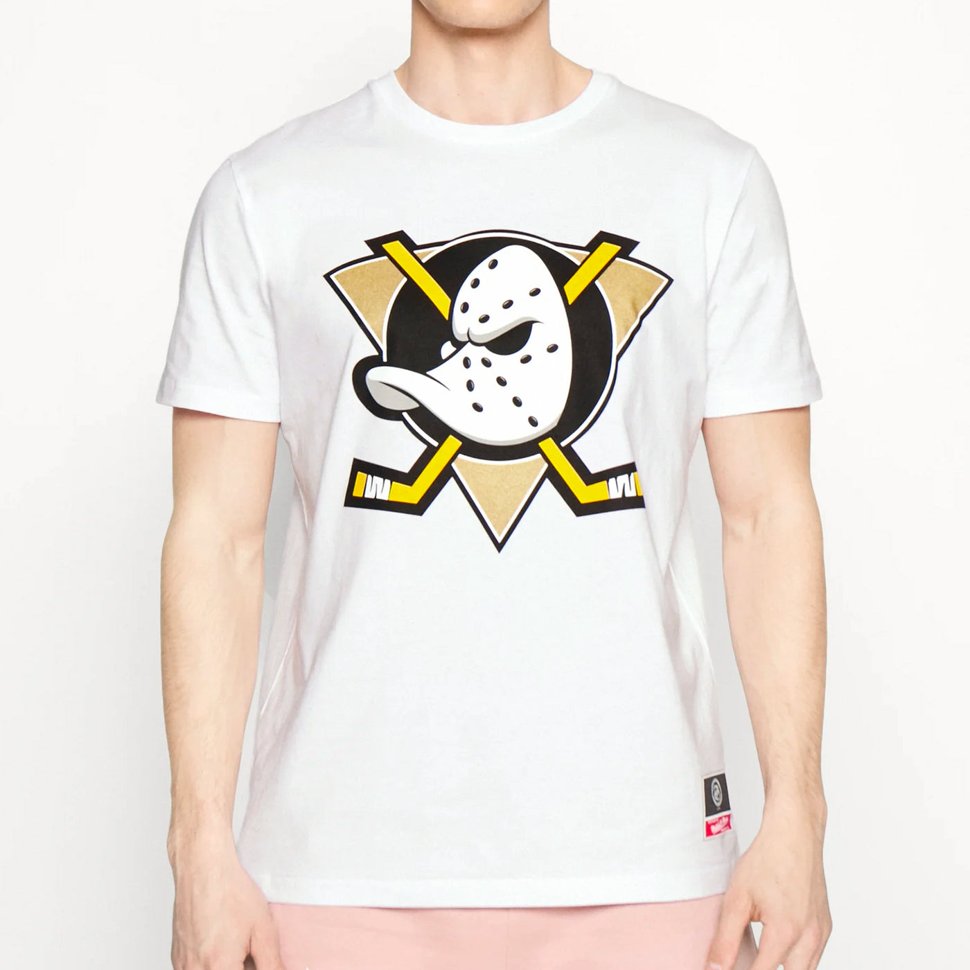 Mitchell & Ness NHL Team Logo tee A Ducks white - Shop-Tetuan