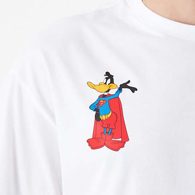 New Era Superhero Character Daffy Duck Oversized tee white