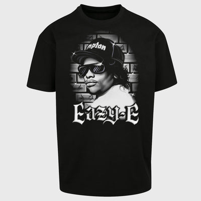 Mister Eazy-E Paintbrush Oversize tee black