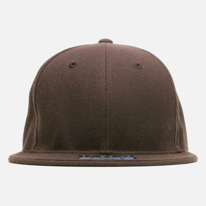 KB Ethos Fitted Flat Brim cap brown - Shop-Tetuan
