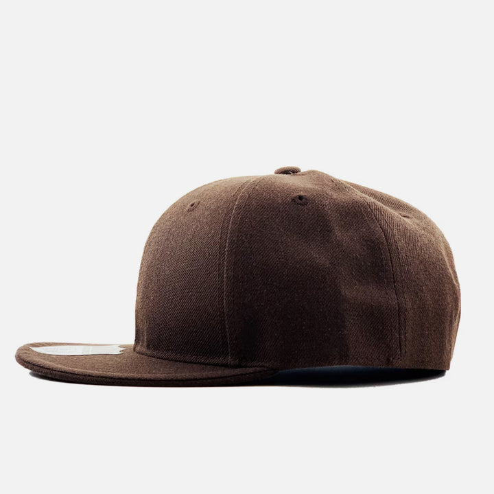 KB Ethos Fitted Flat Brim cap brown - Shop-Tetuan