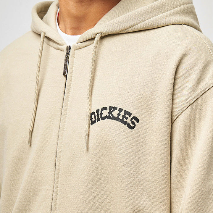 Dickies Bettsville zip pullover hoodie eucalyptus