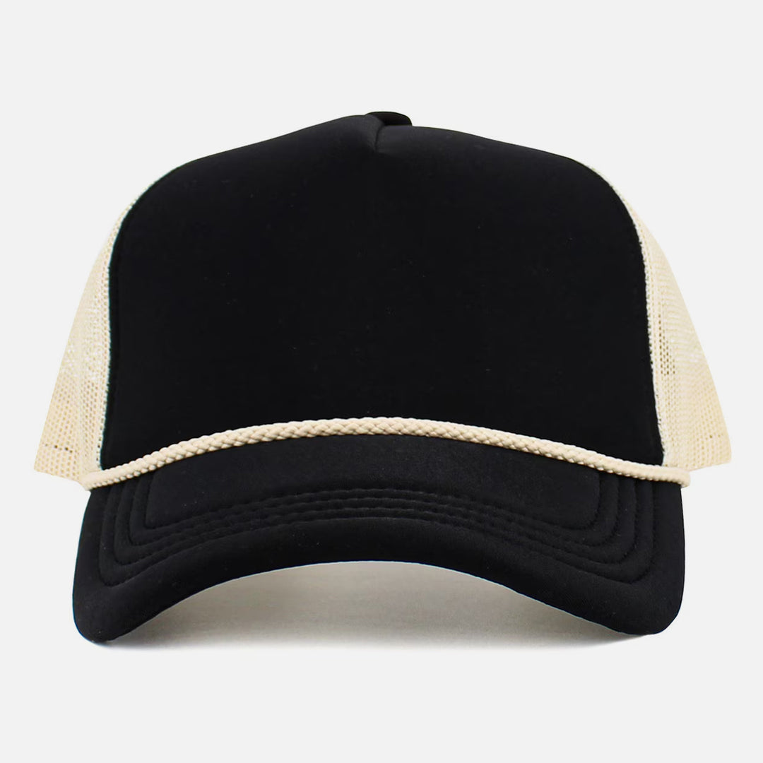 KB Ethos Premium Foam Trucker Hat blk/stn - Shop-Tetuan