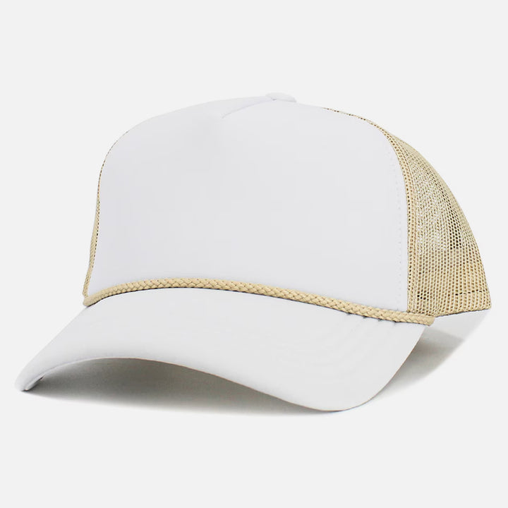 KB Ethos Premium Foam Trucker Hat wht/stn - Shop-Tetuan