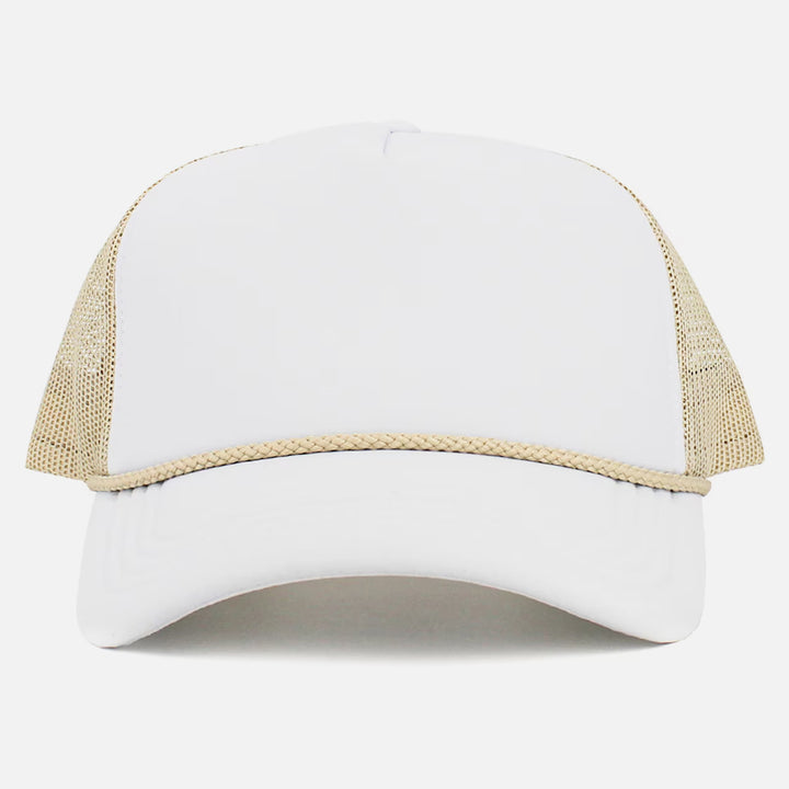 KB Ethos Premium Foam Trucker Hat wht/stn - Shop-Tetuan