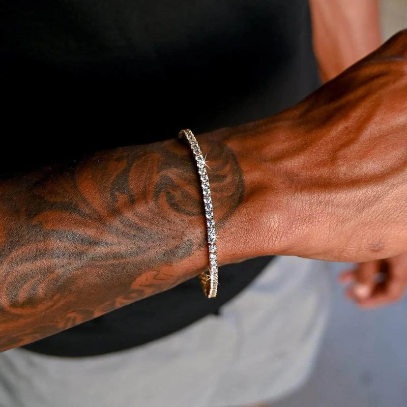 Tennis Bracelet With Zircon steel