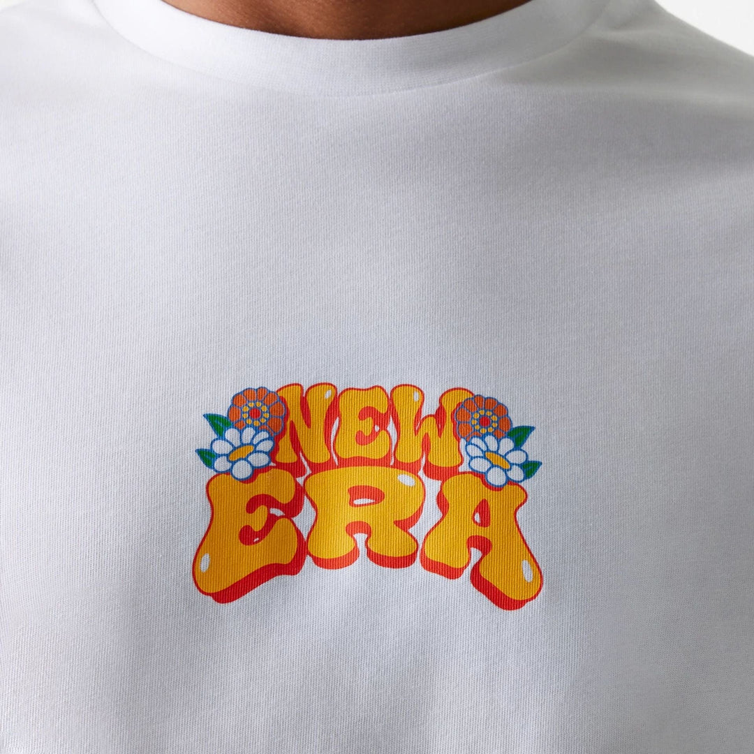 New Era Graphic White Oversized Tee white - Shop-Tetuan