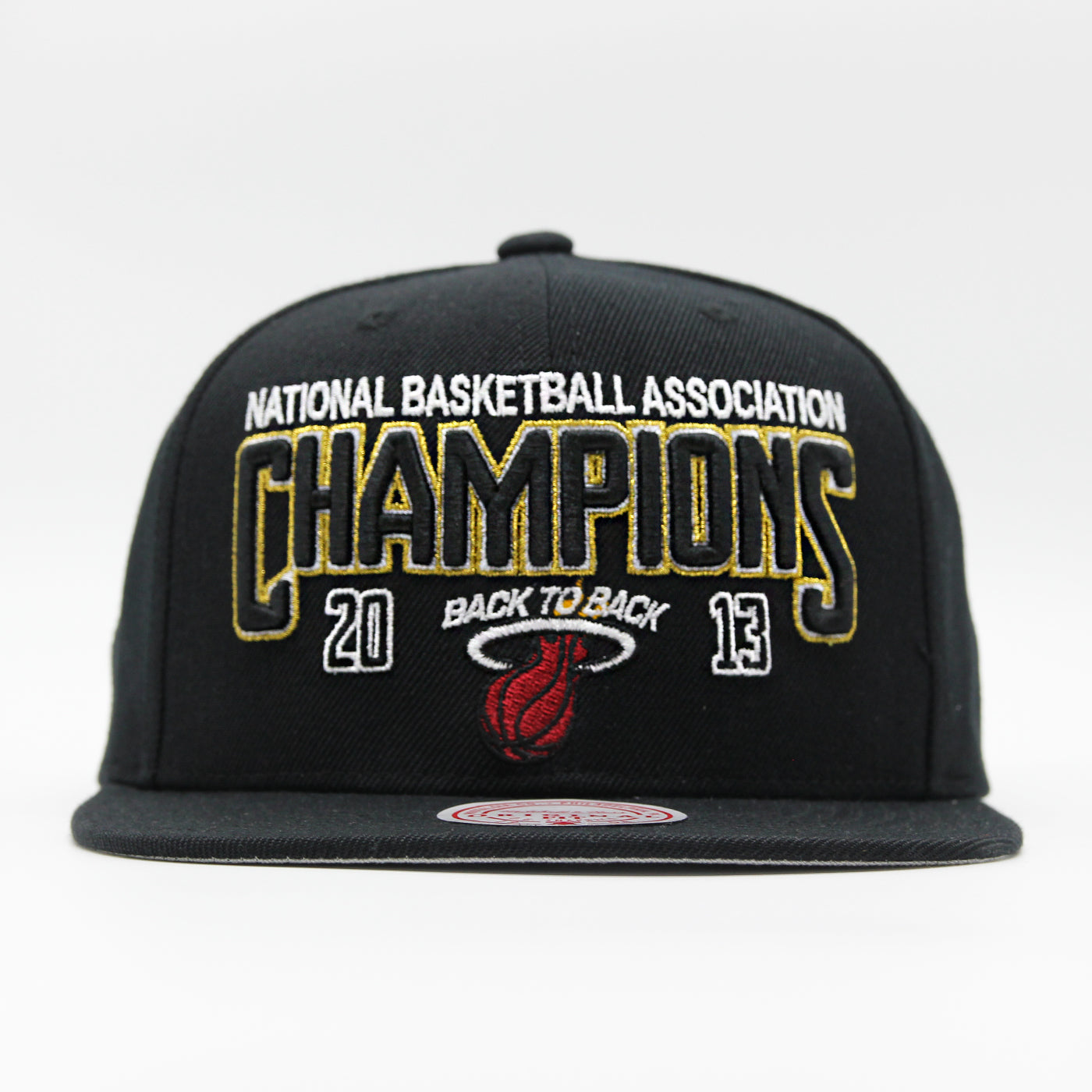 Mitchell & Ness NBA Champs snapback HWC M Heat black - Shop-Tetuan