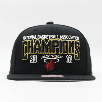 Mitchell & Ness NBA Champs snapback HWC M Heat black - Shop-Tetuan