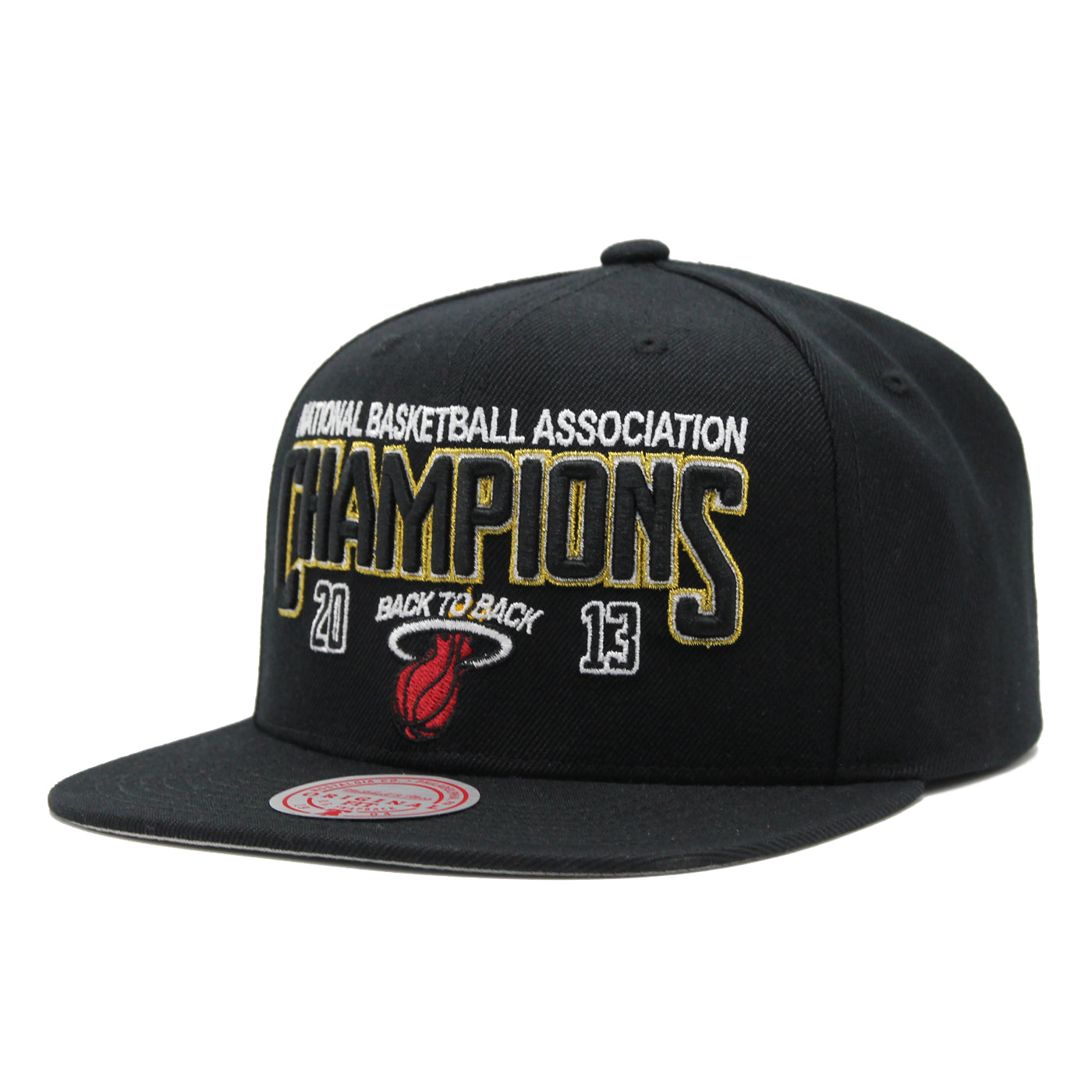 Mitchell & Ness NBA Champs snapback HWC M Heat black - Shop-Tetuan