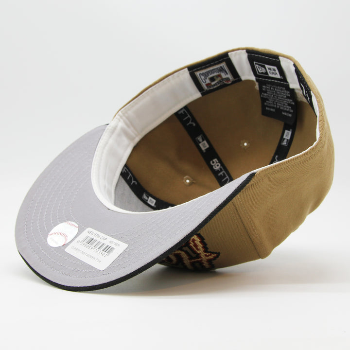 New Era Classic 8-Bit Wordmark 59Fifty H Astros khaki/black - Shop-Tetuan