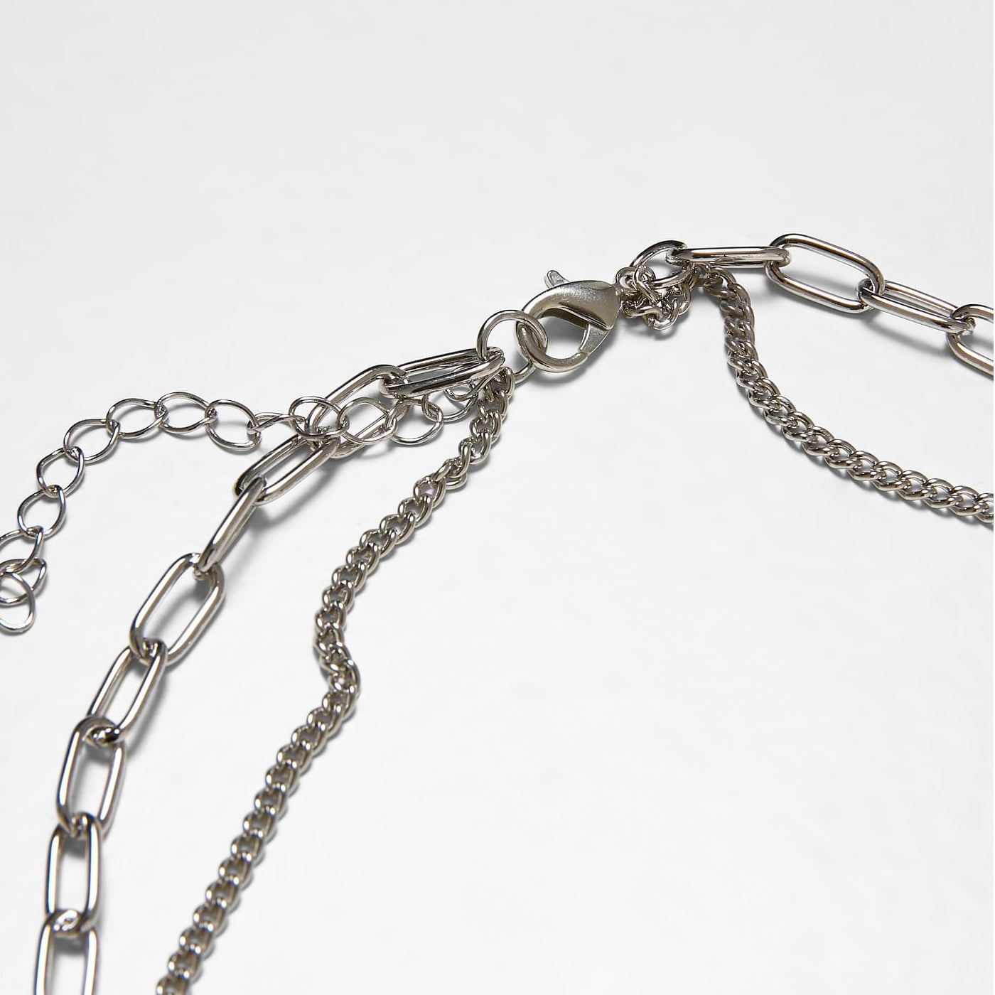 Urban Classics Heart Icon Layering necklace silver
