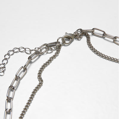 Urban Classics Heart Icon Layering necklace silver