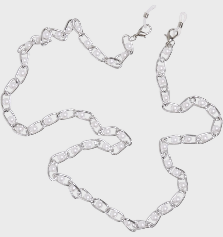 Urban Classics Multifunctional Chain With Pearls 2-Pack silver - Shop-Tetuan
