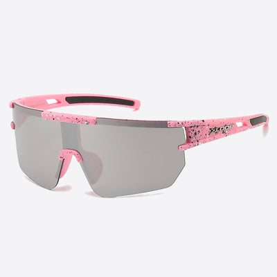 X-Loop Shield Ink Splatter Sunglasses pink - Shop-Tetuan