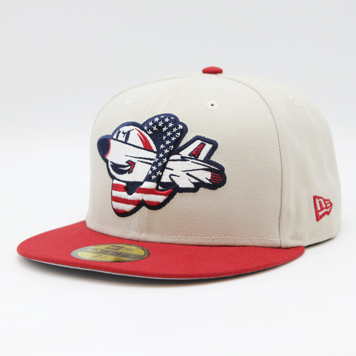 New Era Fourth of July 2024 59Fifty A IronBirds stone/red - Shop-Tetuan