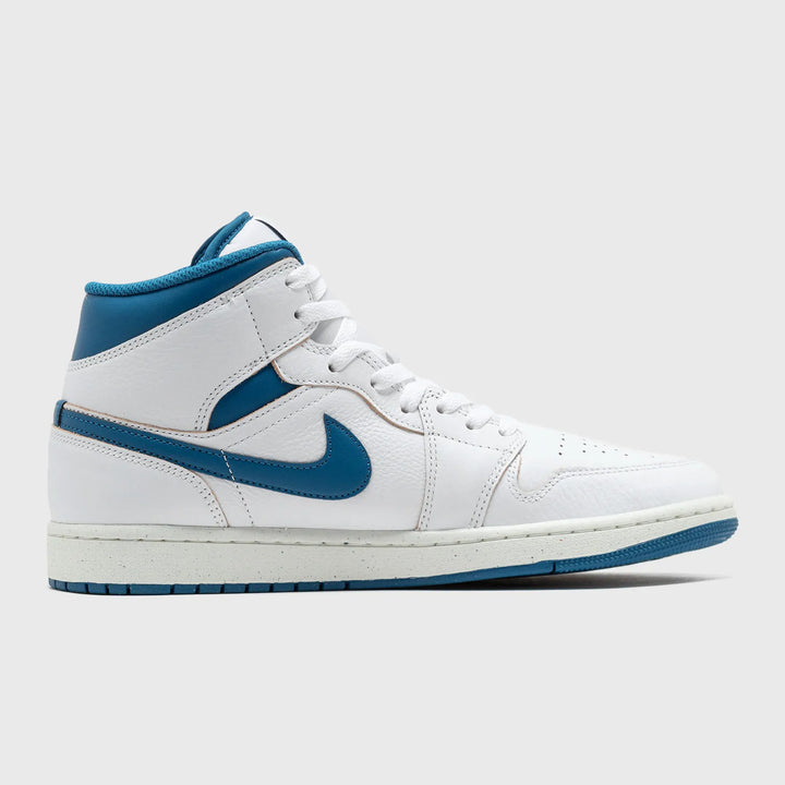 Air Jordan 1 Mid SE white/industrial blue-sail - Shop-Tetuan