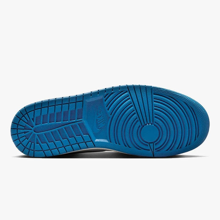 Air Jordan 1 Mid SE white/industrial blue-sail - Shop-Tetuan