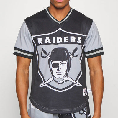 Mitchell & Ness NFL Jumbotron 3.0 Mesh V-neck O Raiders multi/white