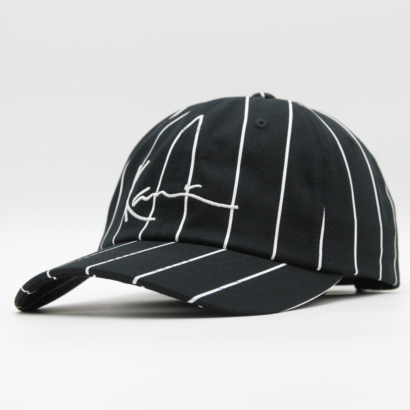 Karl Kani Signature Pinstripe cap black/white