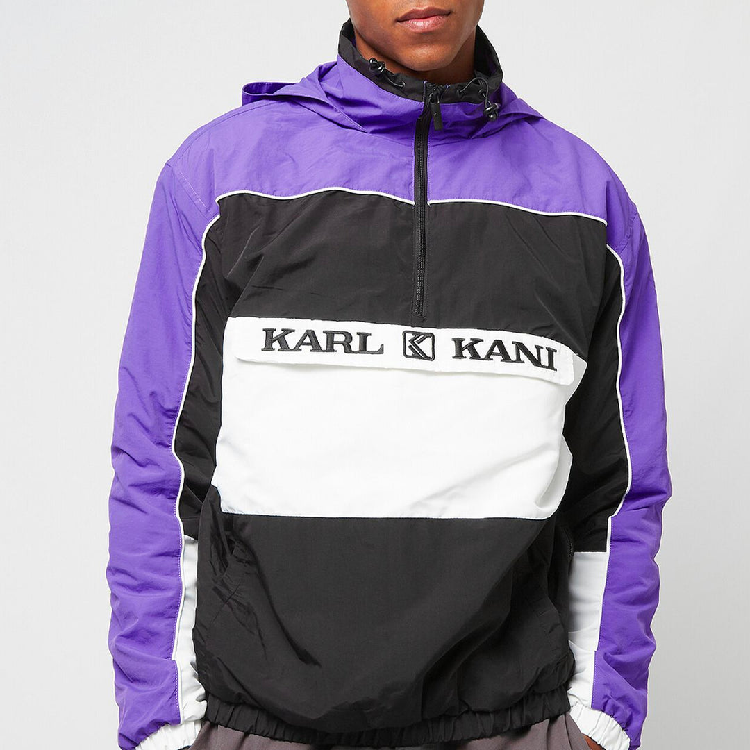 Karl Kani Retro Block Windbreaker purple/black/white - Shop-Tetuan