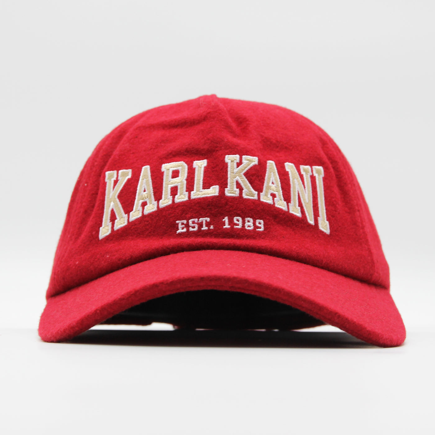 Karl Kani College Signature Wool Blend Cap red - Shop-Tetuan