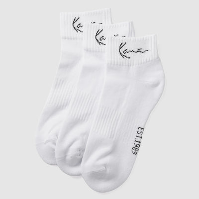 Karl Kani Signature Ankle Socks white