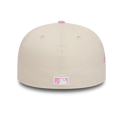 New Era Crown 59Fifty LA Dodgers cream/pink - Shop-Tetuan