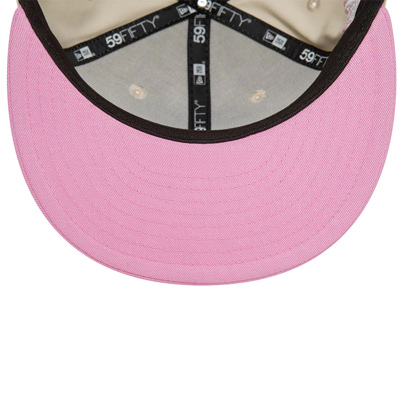 New Era Crown 59Fifty LA Dodgers cream/pink - Shop-Tetuan