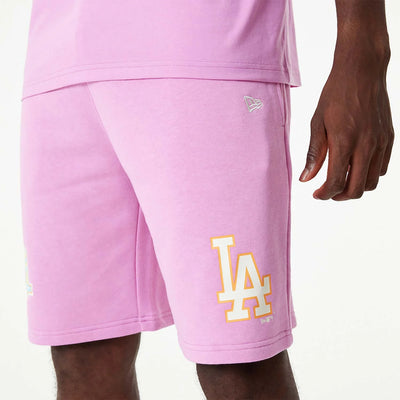 New Era LA Dodgers MLB Pastel Pink Shorts - Shop-Tetuan