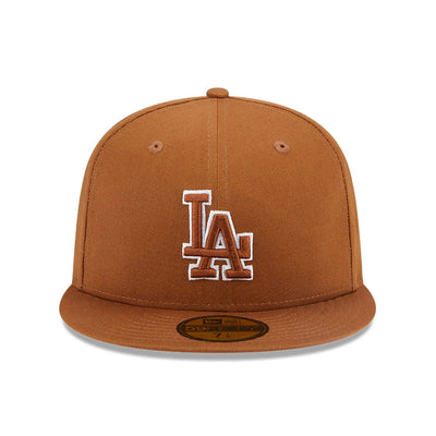 New Era Team Outline 59Fifty LA Dodgers brown - Shop-Tetuan