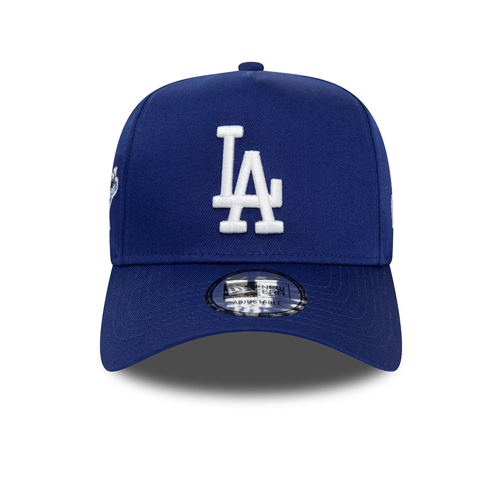 New Era World Series Patch 9Forty A-Frame cap LA Dodgers blue - Shop-Tetuan