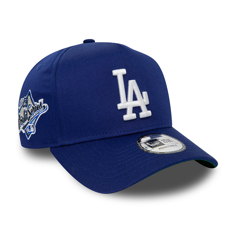 New Era World Series Patch 9Forty A-Frame cap LA Dodgers blue