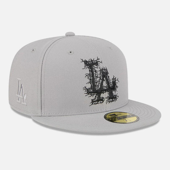 New Era Cracked Cement 59FIFTY LA Dodgers grey