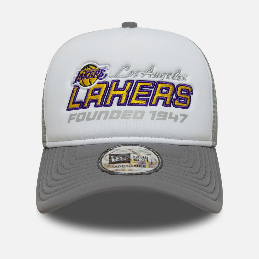 New Era NBA Graphic Trucker LA Lakers white/grey - Shop-Tetuan