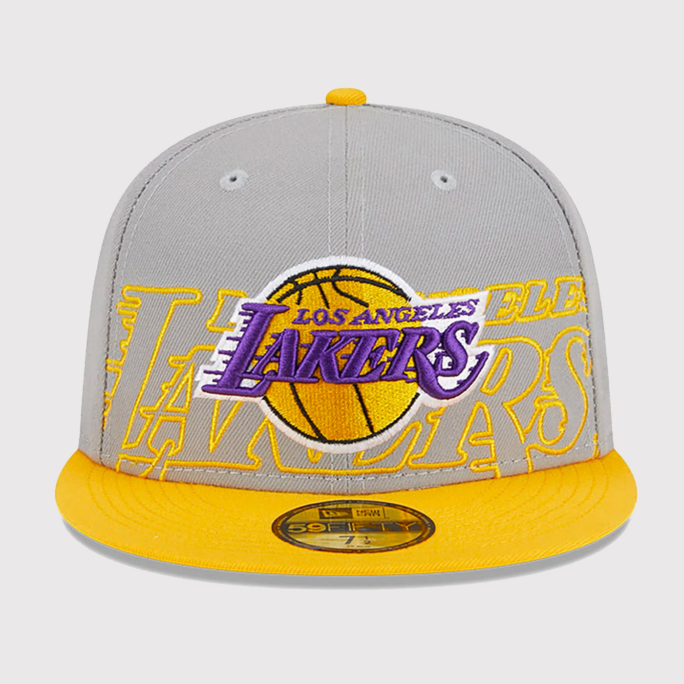 New Era NBA Draft 2023 59Fifty LA Lakers grey/yellow - Shop-Tetuan