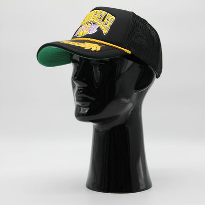 Mitchell & Ness NBA Gold Leaf trucker HWC LA Lakers black
