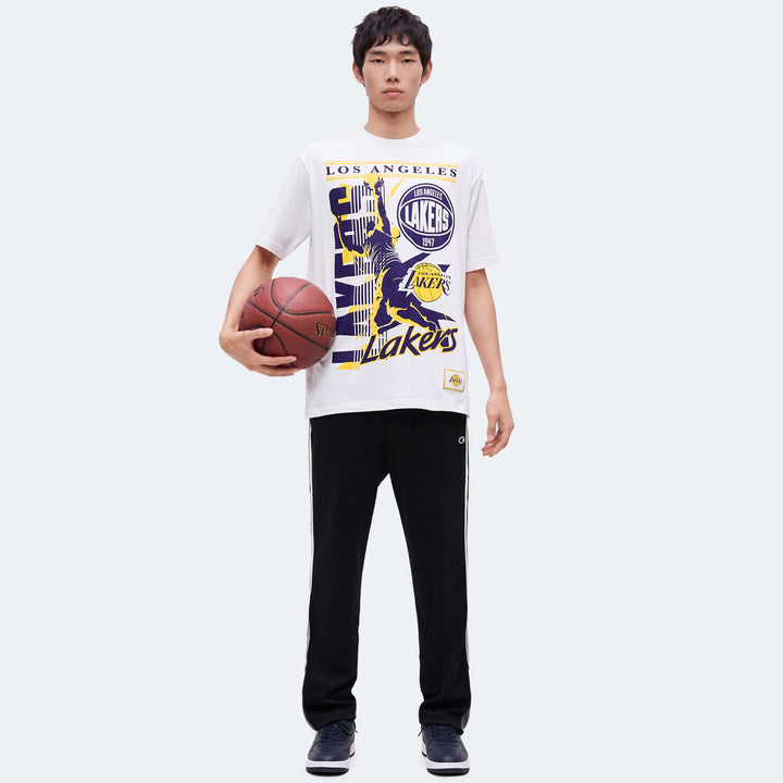 New Era Lifestyle Graphics Fireball tee LA Lakers white