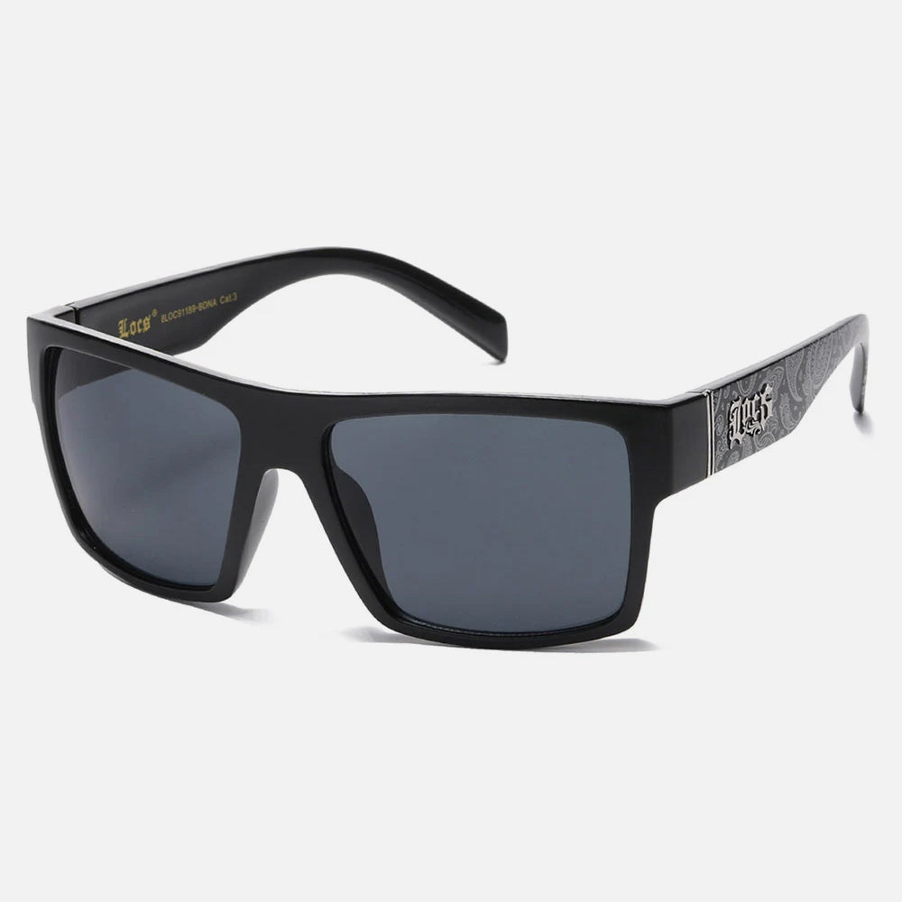 Locs bandana print sunglasses black/black - Shop-Tetuan
