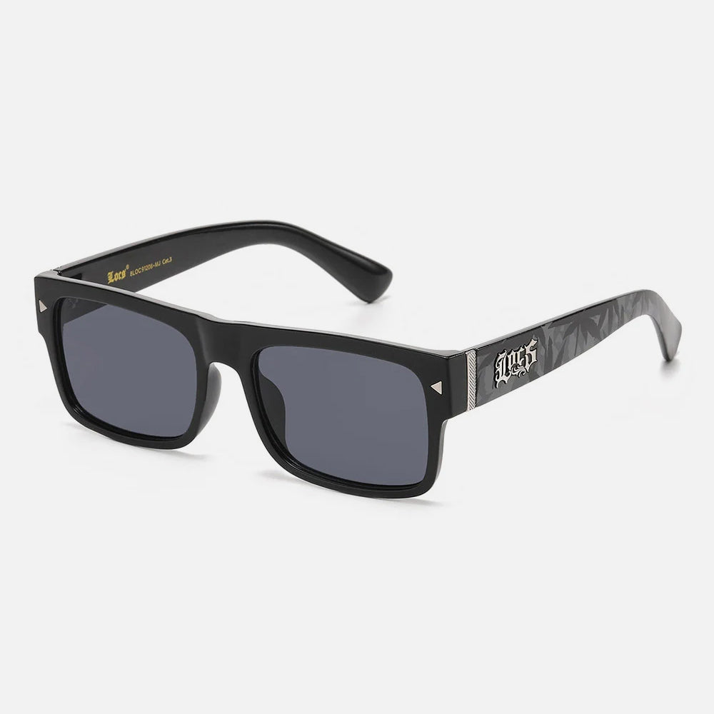 Locs Marijuana Print Sunglasses black - Shop-Tetuan