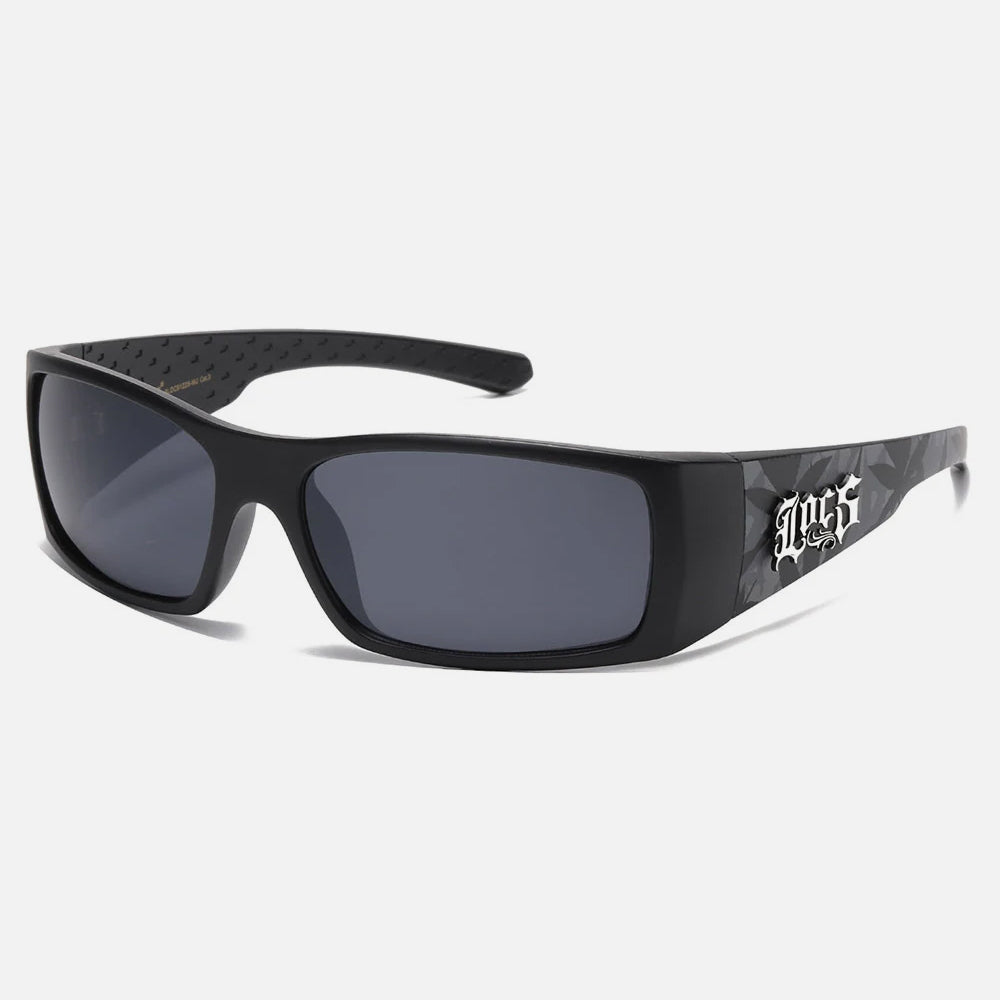 Locs Marijuana Print Sunglasses black - Shop-Tetuan
