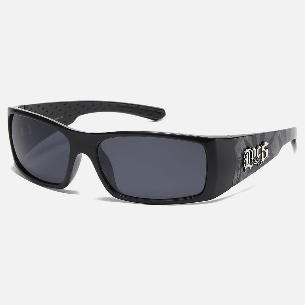 Locs Marijuana Print Sunglasses matt black - Shop-Tetuan