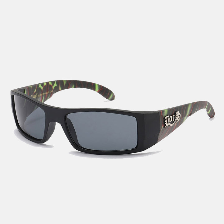 Locs Smoke Print Sunglasses black6 - Shop-Tetuan