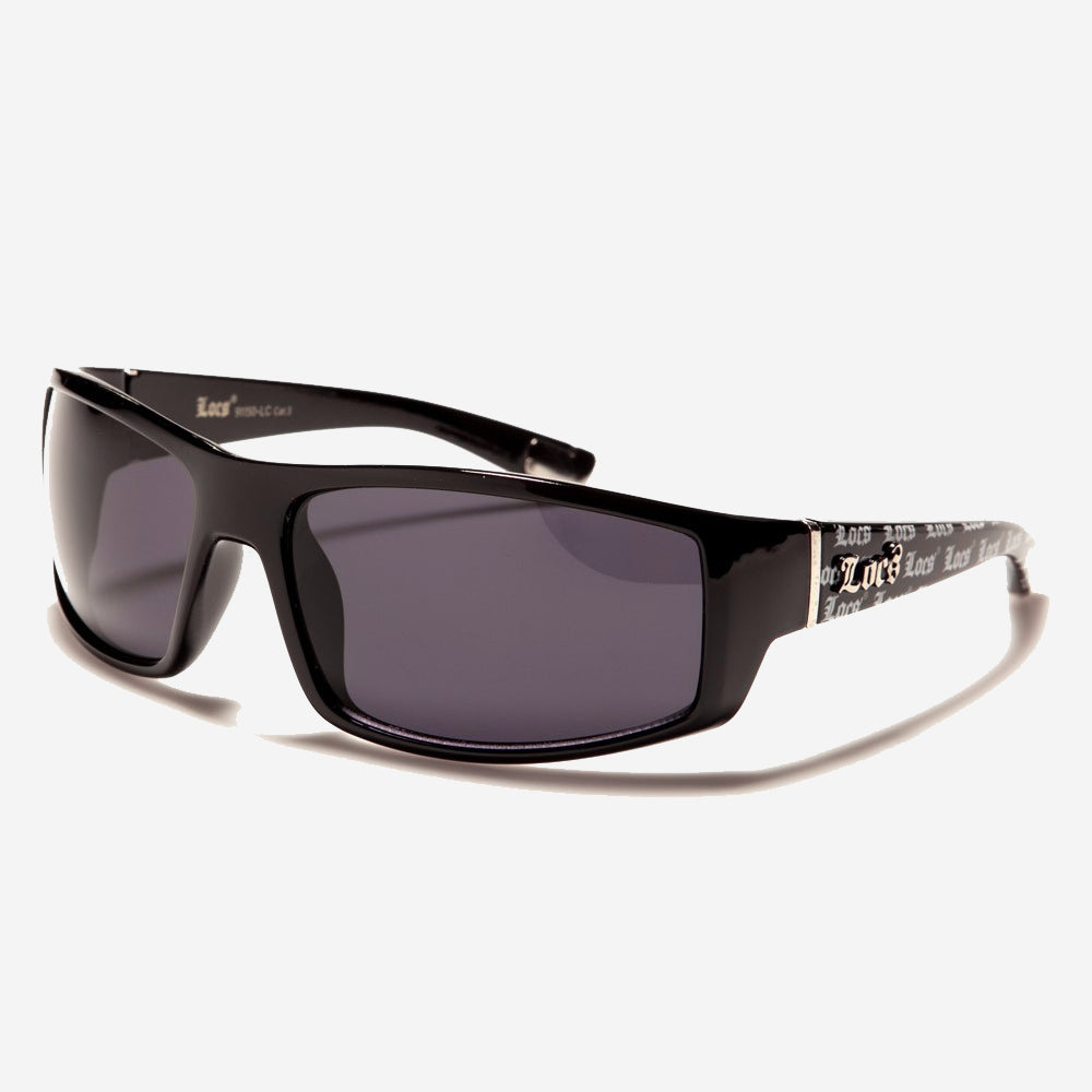 Locs Rectangle Sunglasses black - Shop-Tetuan