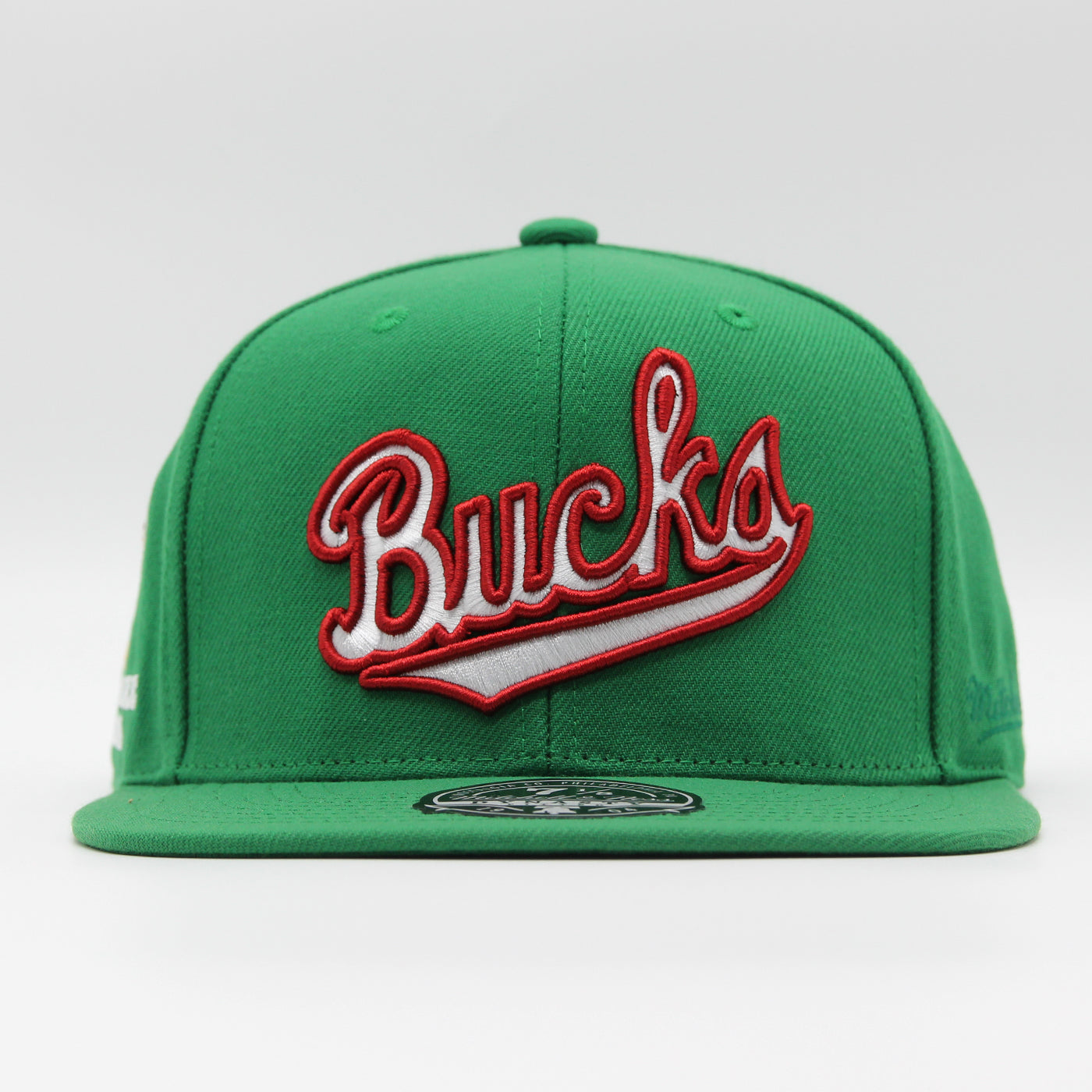 Mitchell & Ness Logo History fitted HWC M Bucks green