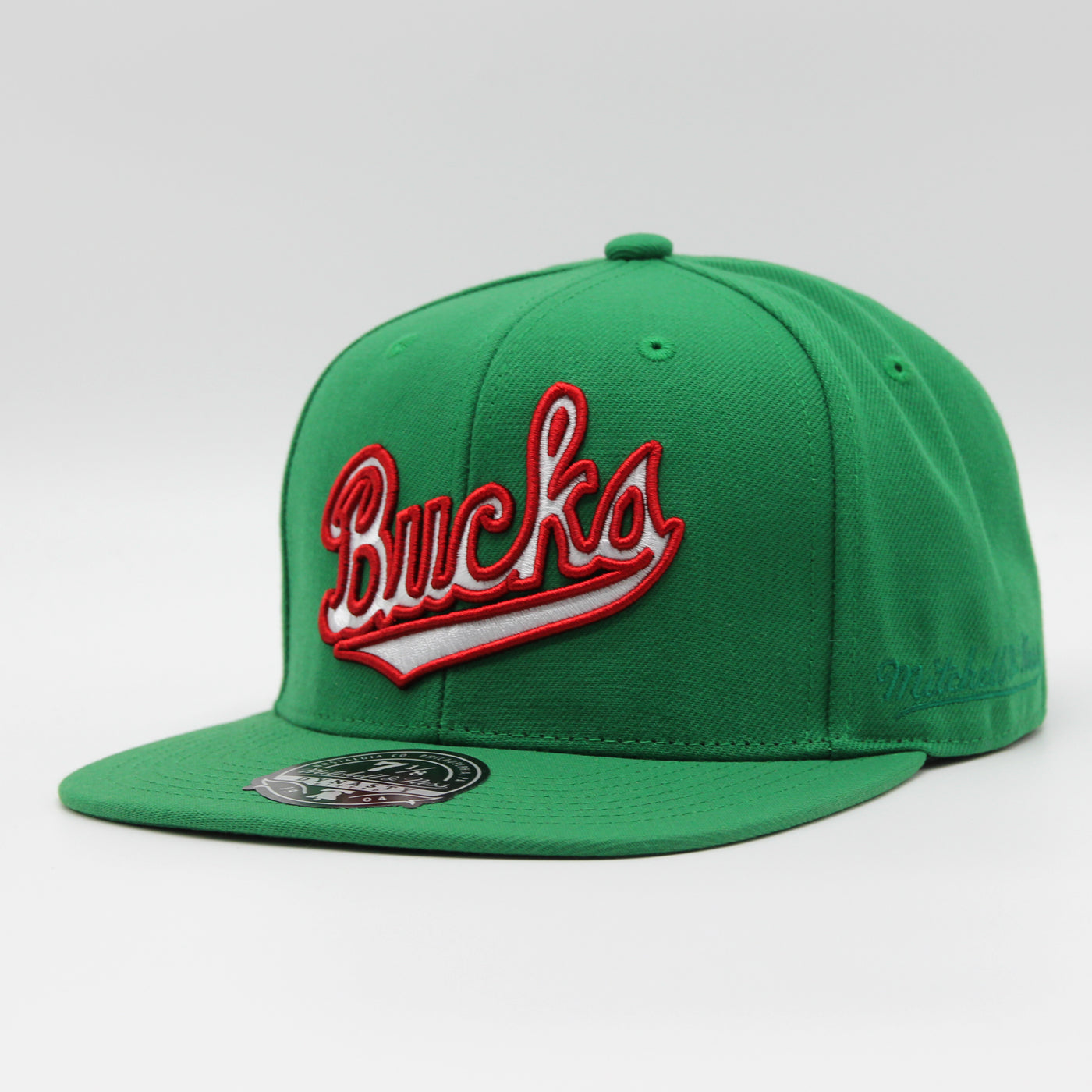 Mitchell & Ness Logo History fitted HWC M Bucks green