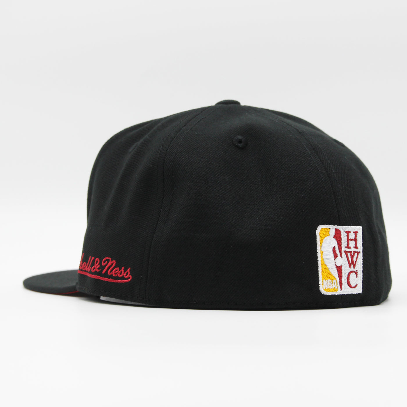 Mitchell & Ness Logo History fitted HWC M Heat black